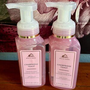 NEW 2-Pc CHAMPAGNE TOAST Foaming Hand Soap Bath & Body Works